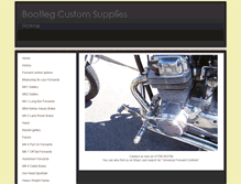 Tablet Screenshot of bootlegcustomsupplies.co.uk